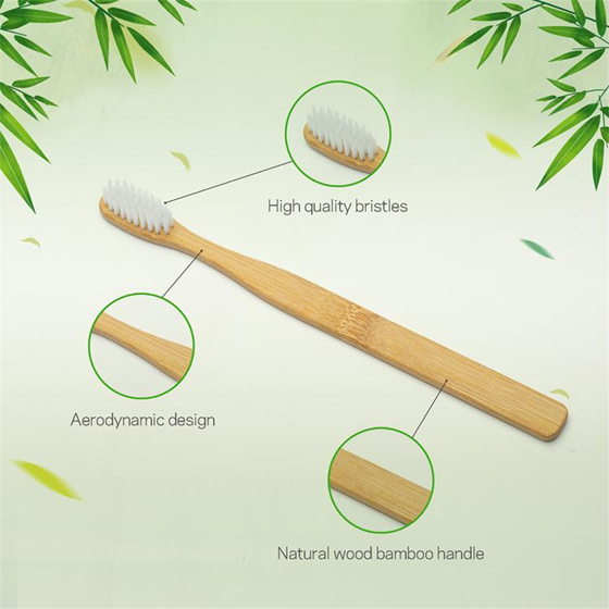Bamboo Recyclable Toothbrush For 3-5 star Hotel