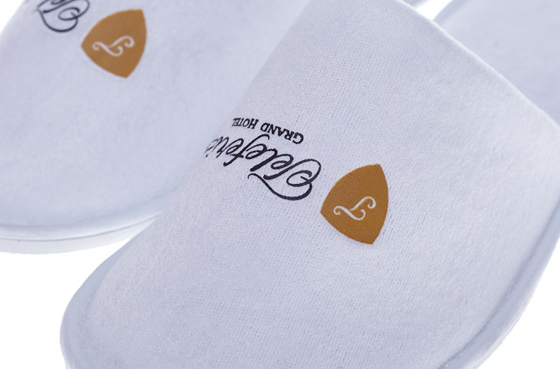 Hotel Custom Slipper Printing Logo