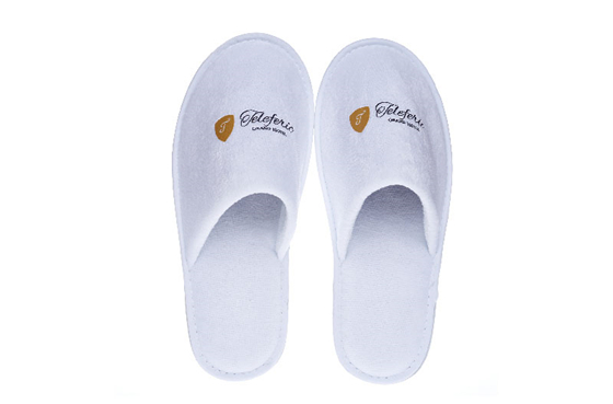 Hotel Custom Slipper Printing Logo