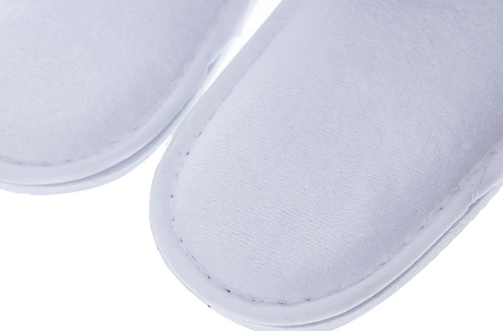 White Terry Hot Stamping Hotel Slipper