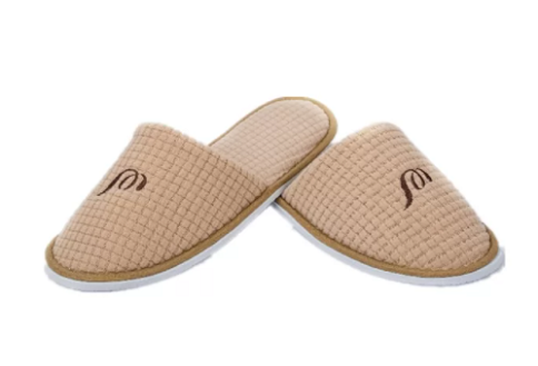  Brown Waffle Hotel Slipper