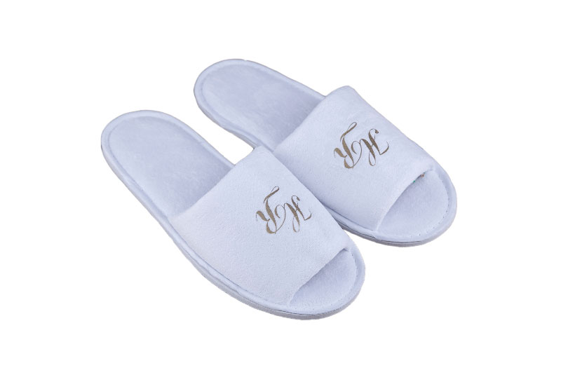 Eco-friendly Open Toe Hotel Slippers