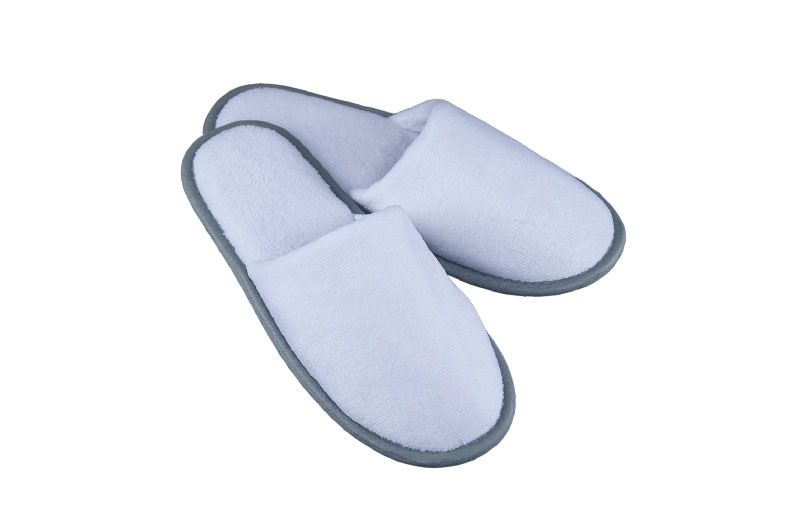Terry Hotel Slipper With Customized Pipping