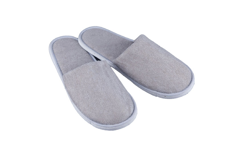 Promotional Grey Terry Slipper For Hotel