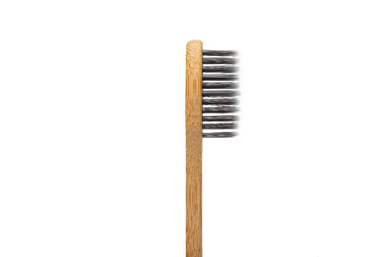 Black Brush Bamboo Toothbrush For Hotel