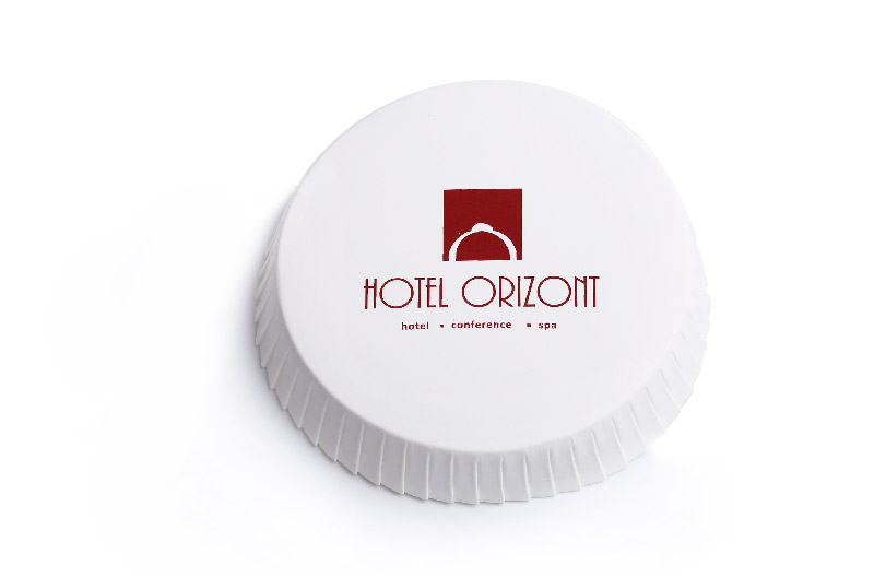 Customized Logo Hotel Glass Cover