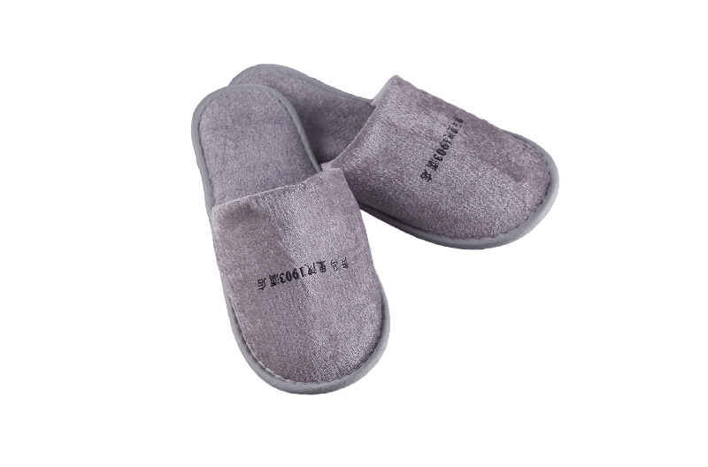 Cotton Grey Slipper For Hotel