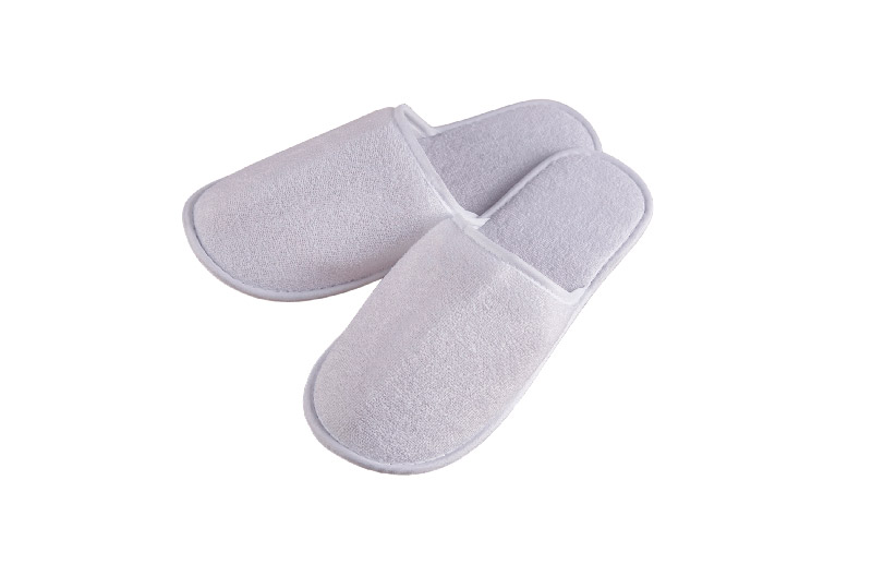 Terry Hotel Slippers White