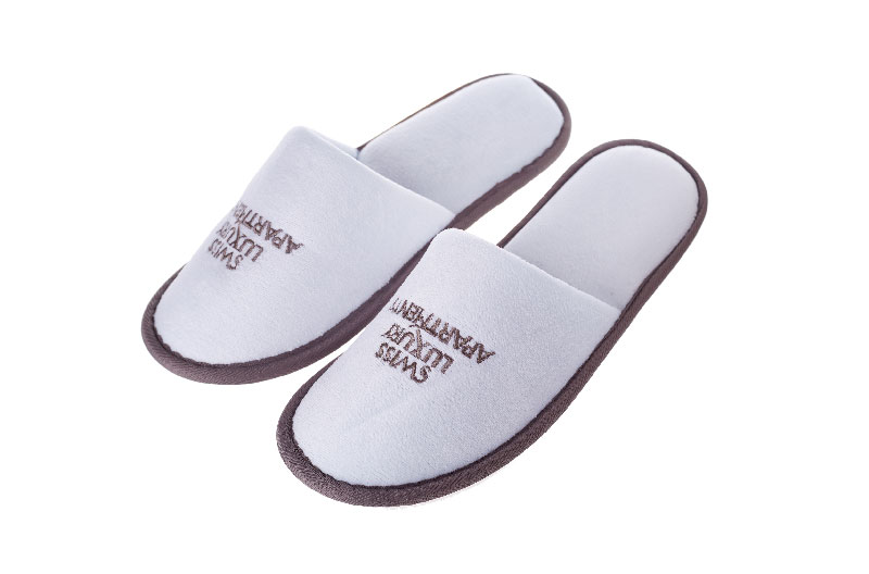 Custom Hotel Slipper Printing Logo