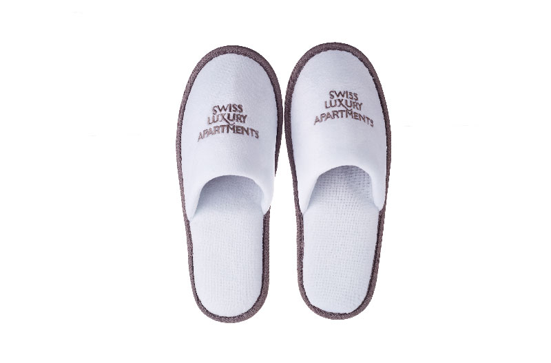 Hotel Disposable Slipper With Pipping