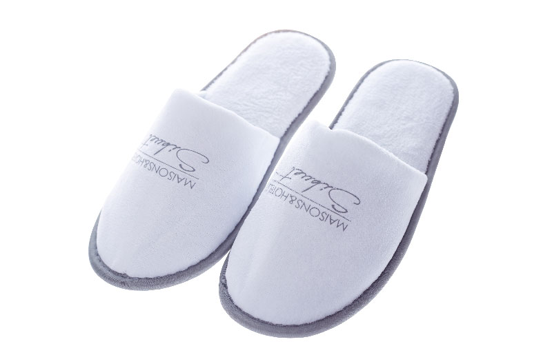 Disposable slippers for hotel guest